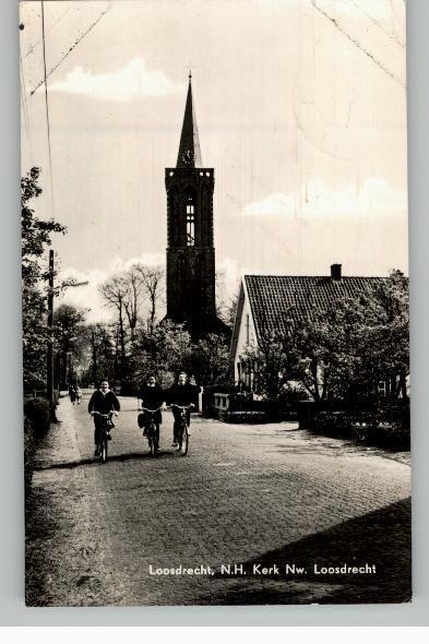 Loosdrecht N.H. Kerk Nw Loosdrecht st 1965, Ophalen of Verzenden, 1960 tot 1980, Gelopen, Noord-Holland