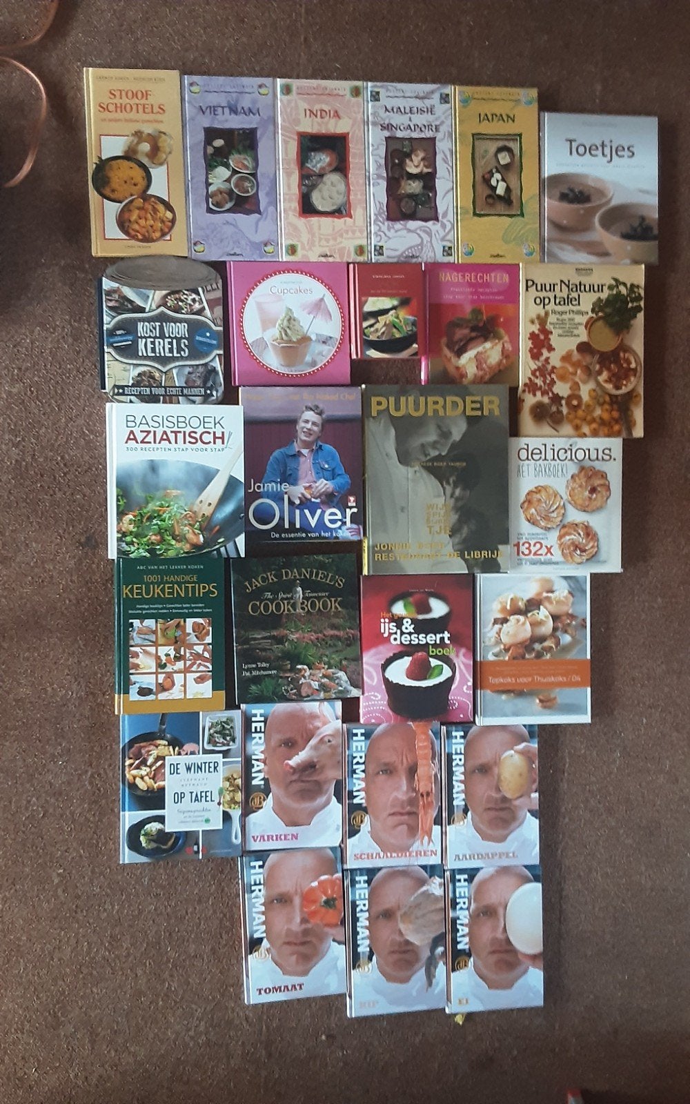 partij kookboeken, Boeken, Kookboeken, Ophalen of Verzenden, Zo goed als nieuw, Hoofdgerechten, Europa