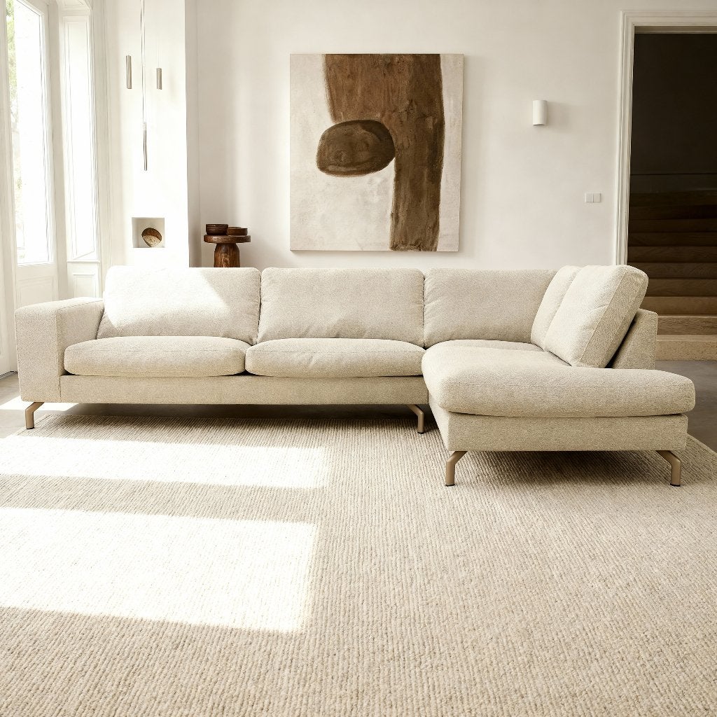 Hoekbank. nieuw in de verpakking. van €1.599 voor €699., Ophalen, 250 tot 300 cm, Nieuw, Metaal