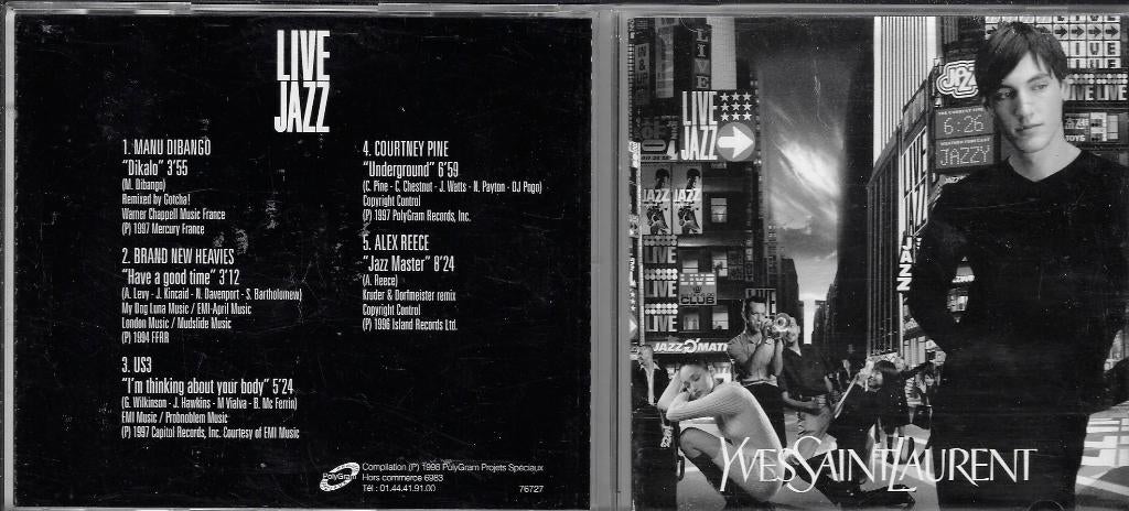 Yves Saint Laurent, Verzenden, 1960 tot 1980, Zo goed als nieuw, Jazz