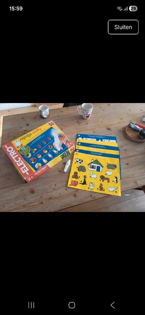 Nijntje electro, Kinderen en Baby's, Speelgoed | Educatief en Creatief, Ophalen, Gebruikt, Elektronica, Met geluid