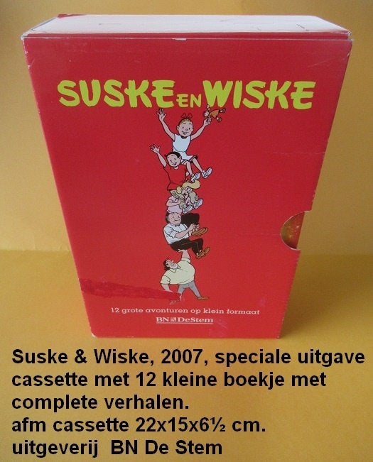 SUSKE & WISKE, speciale uitgave 12 stripboekjes kleine maat, Complete serie of reeks, Ophalen of Verzenden, Zo goed als nieuw