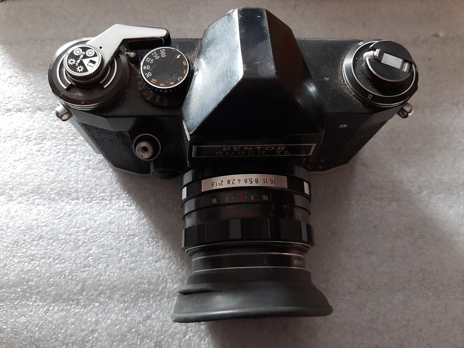 Pentor Super TL Spiegelreflexcamera met lens en tas, Audio, Tv en Foto, Ophalen of Verzenden