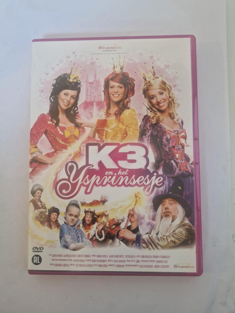 K3 en het IJsprinsesje DVD - Avontuurlijke Film, Alle leeftijden, Ophalen of Verzenden, Avontuur, Film