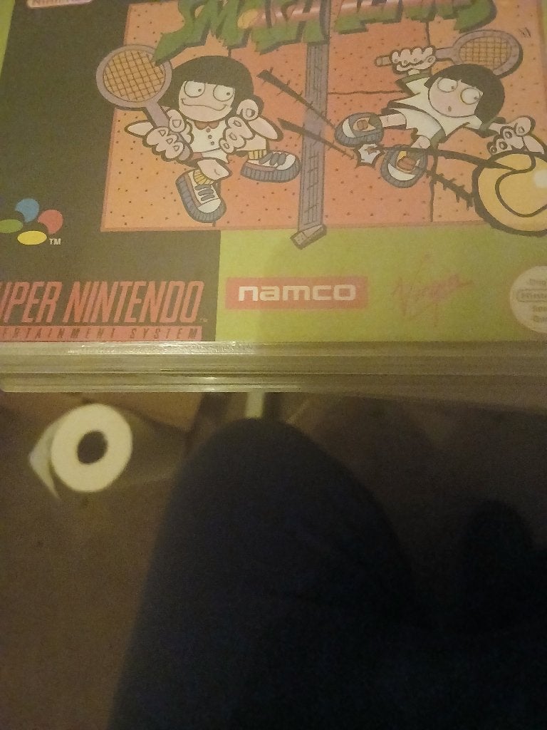 Snes, smash tennis., Ophalen of Verzenden, Zo goed als nieuw, Met 2 controllers