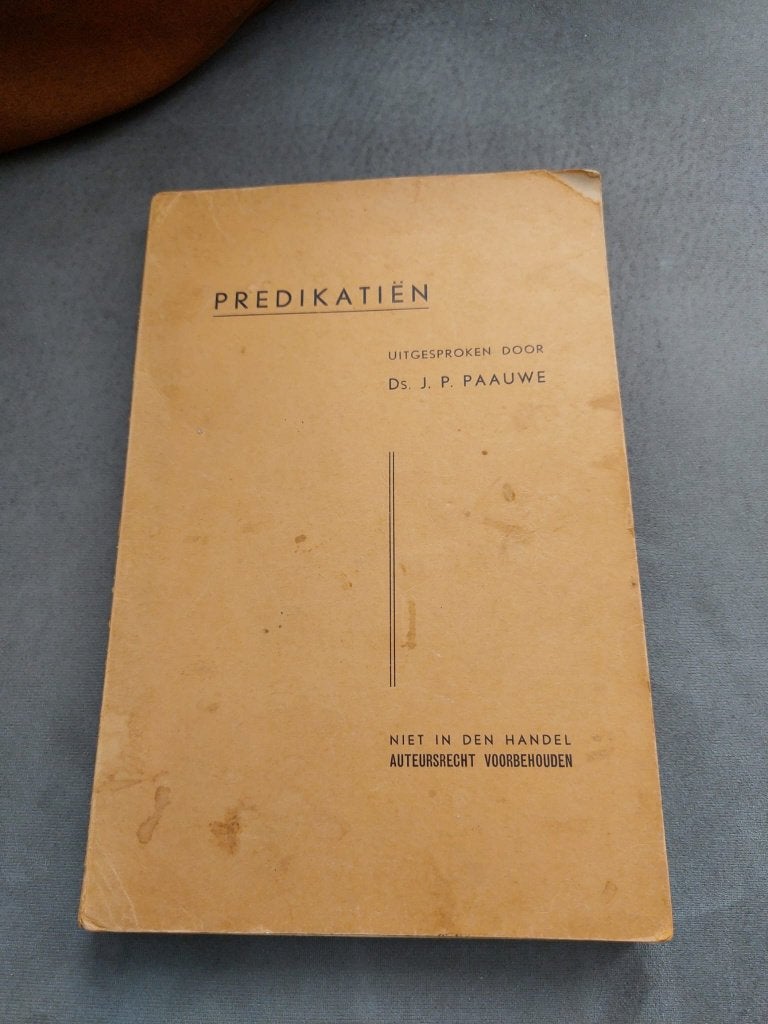 Predikatiën van ds. J.P. Paauwe 1940-1946, Ophalen of Verzenden, Gelezen, Christendom | Protestants