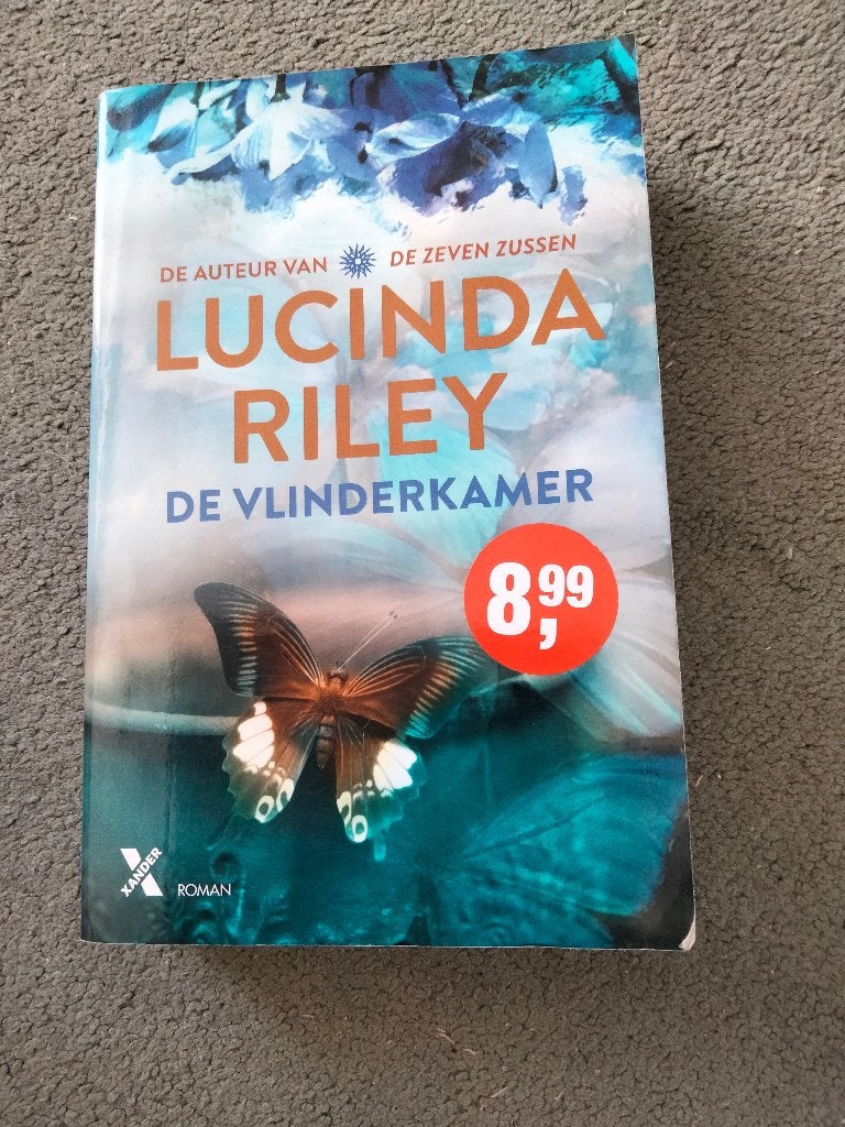 De Vlinderkamer - Lucinda Riley (De auteur van De Zeven Zuss, Boeken, Romans, Gelezen, Nederland, Ophalen