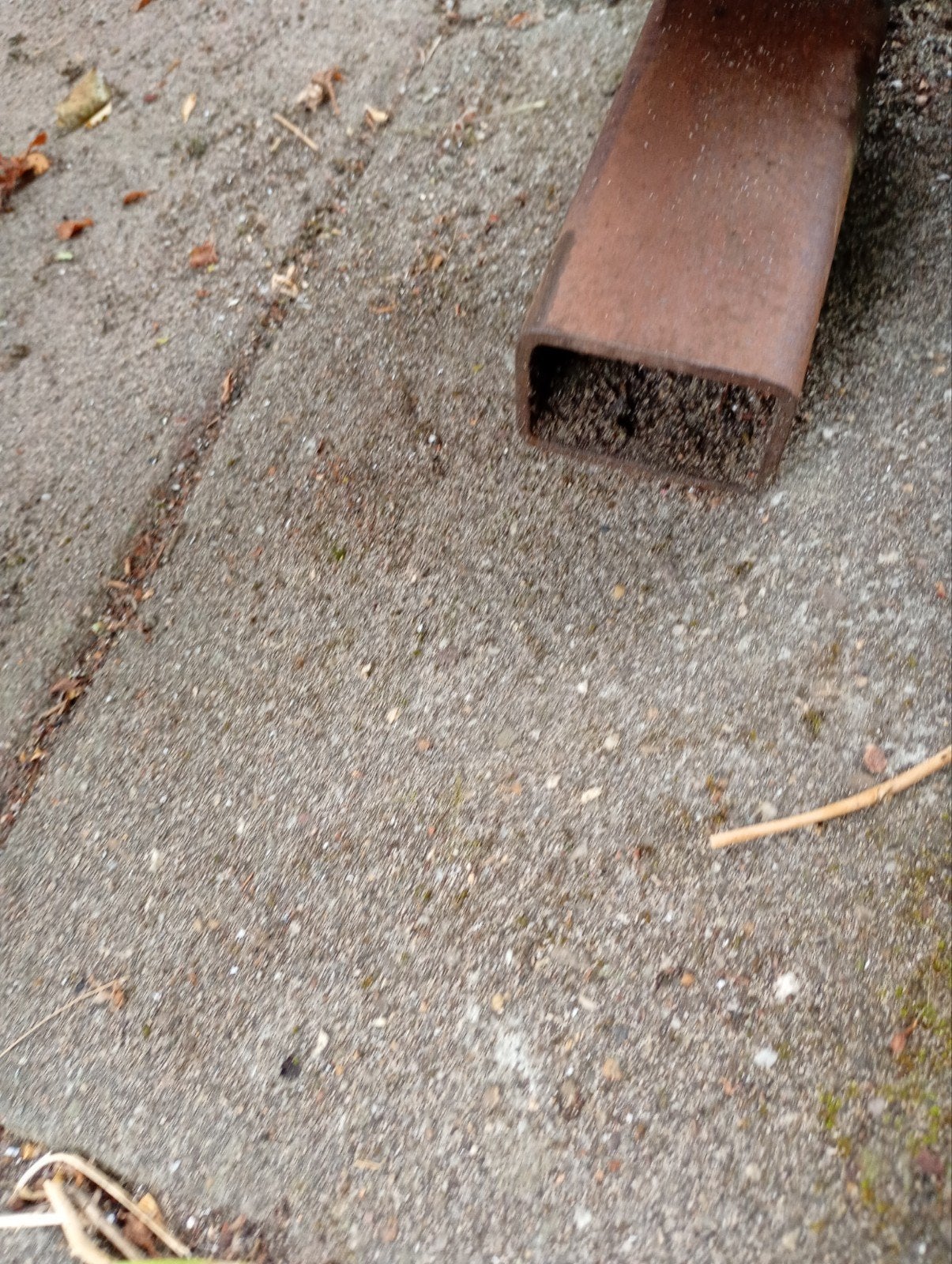 stalen koker, Ophalen