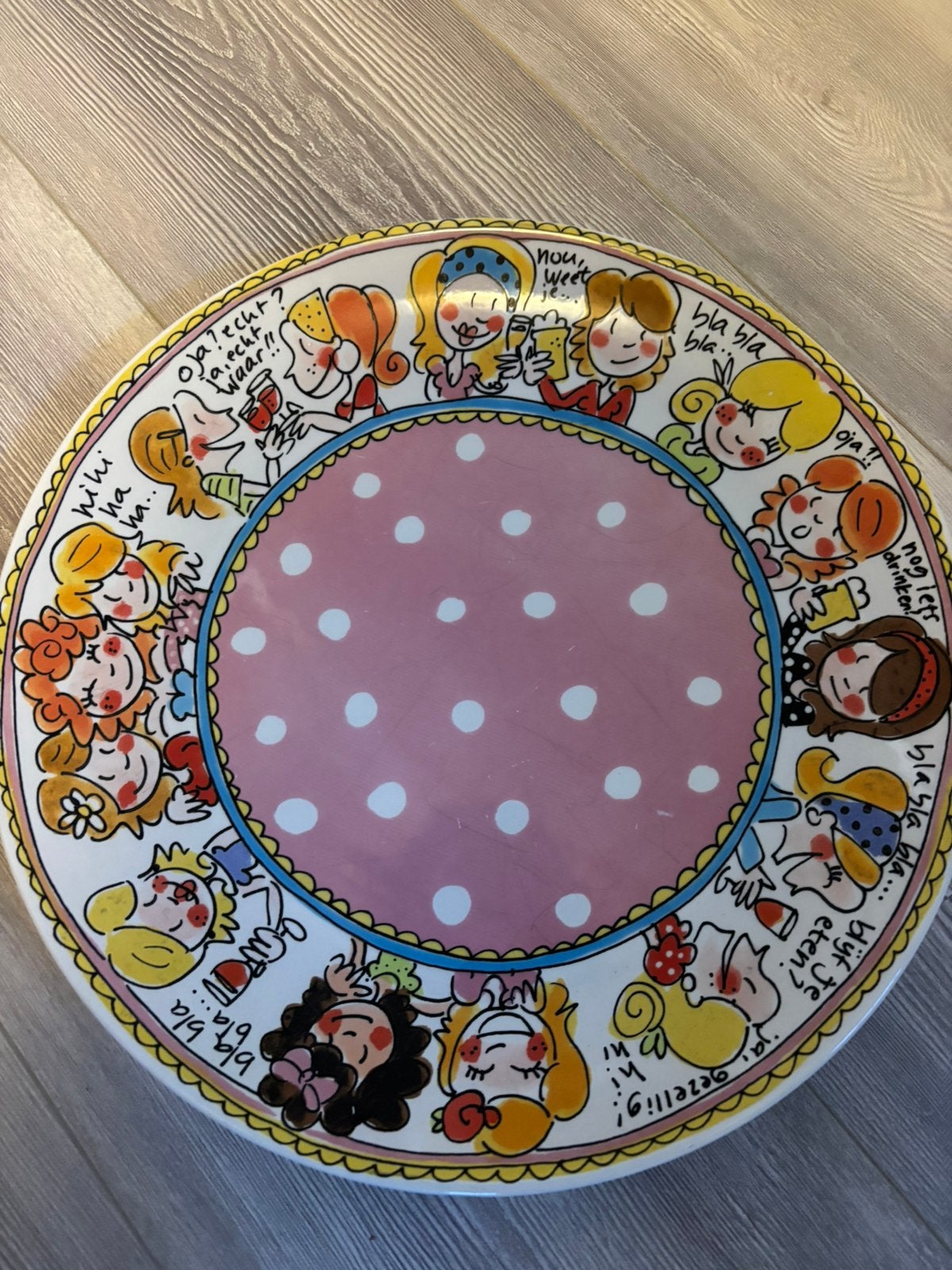 Grote verzameling blond amsterdam !, Ophalen, Gebruikt, Aardewerk, Bord(en)