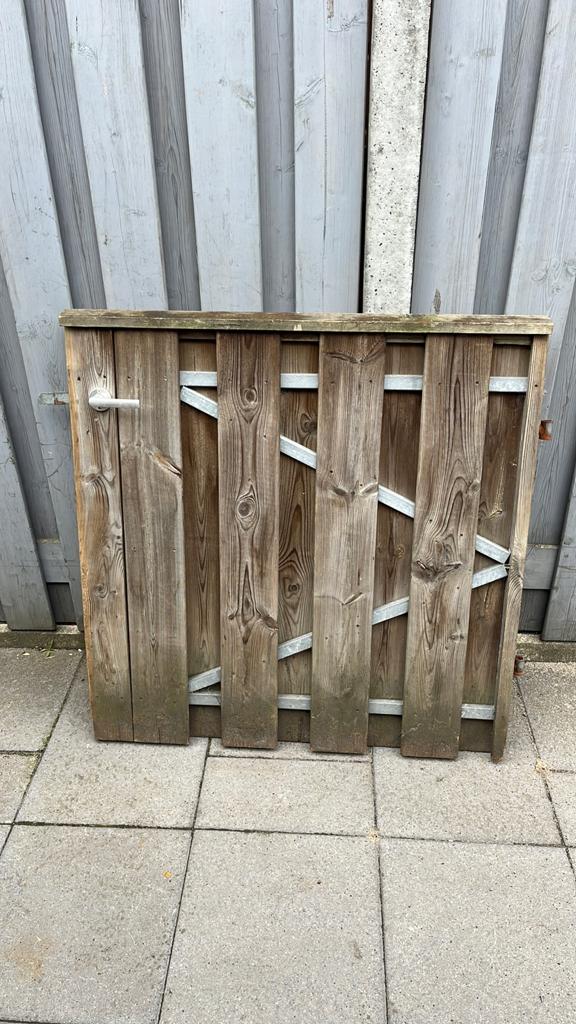 Tuinpoort geïmpregneerd voor de voor tuin, Met poort, Gebruikt, Ophalen of Verzenden, Tuinhek