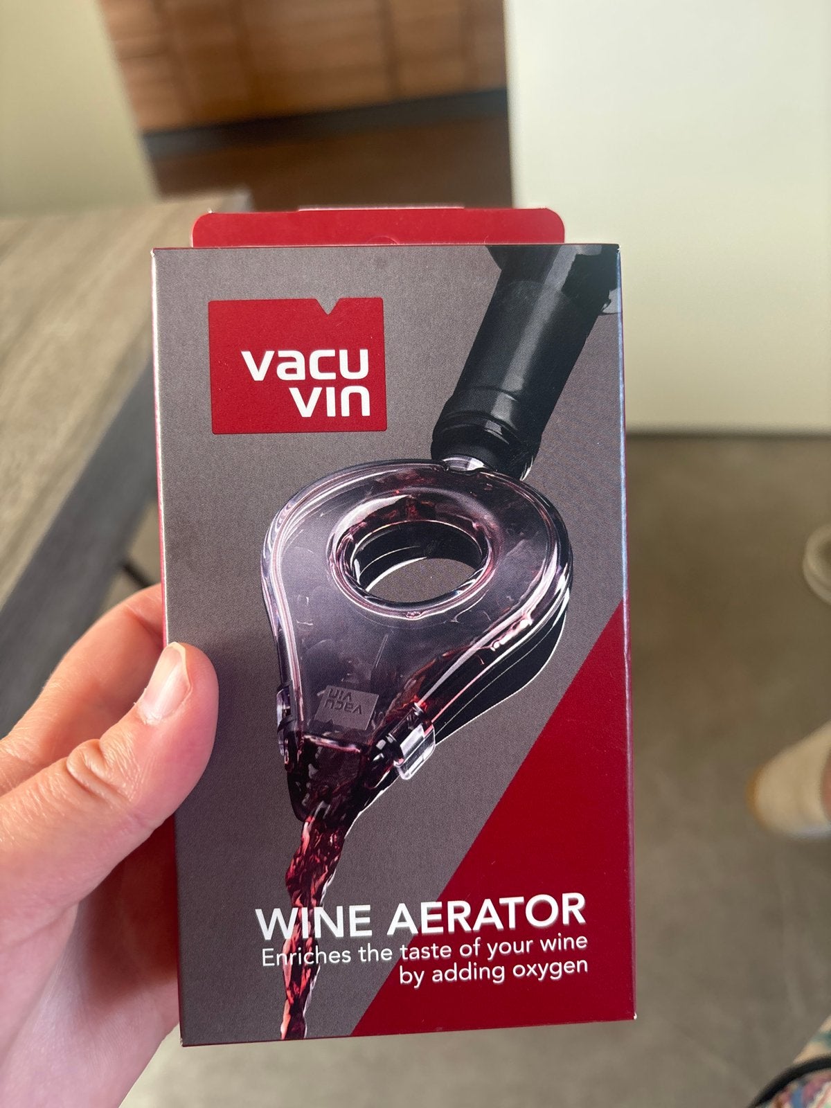 Vacu Vin Wijnbeluchter - Verrijkt de smaak van uw wijn, Ophalen of Verzenden, Nieuw, Overige typen