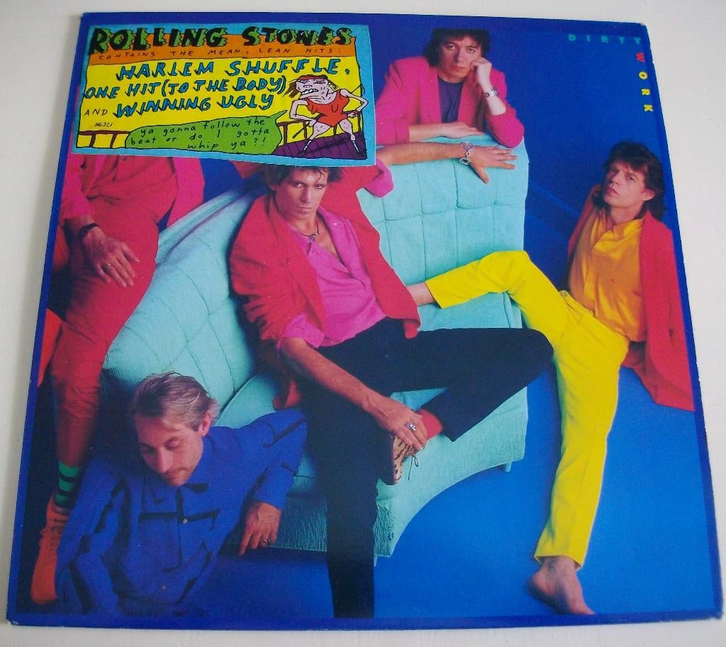 LP Rolling Stones   Dirty work, Ophalen of Verzenden, Zo goed als nieuw, 12 inch, Poprock