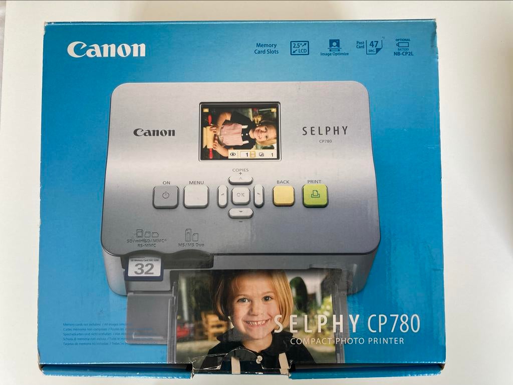 Canon SELPHY CP780, Fotoprinter, Verzenden, Kleur printen, Zo goed als nieuw