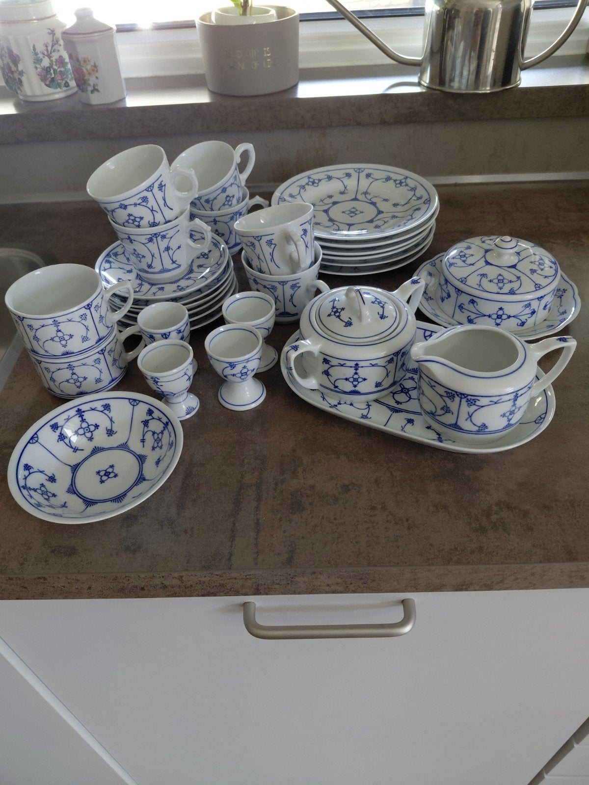 Saksisch blauw servies, Ophalen, Gebruikt, Overige stijlen, Kop(pen) en/of Schotel(s)