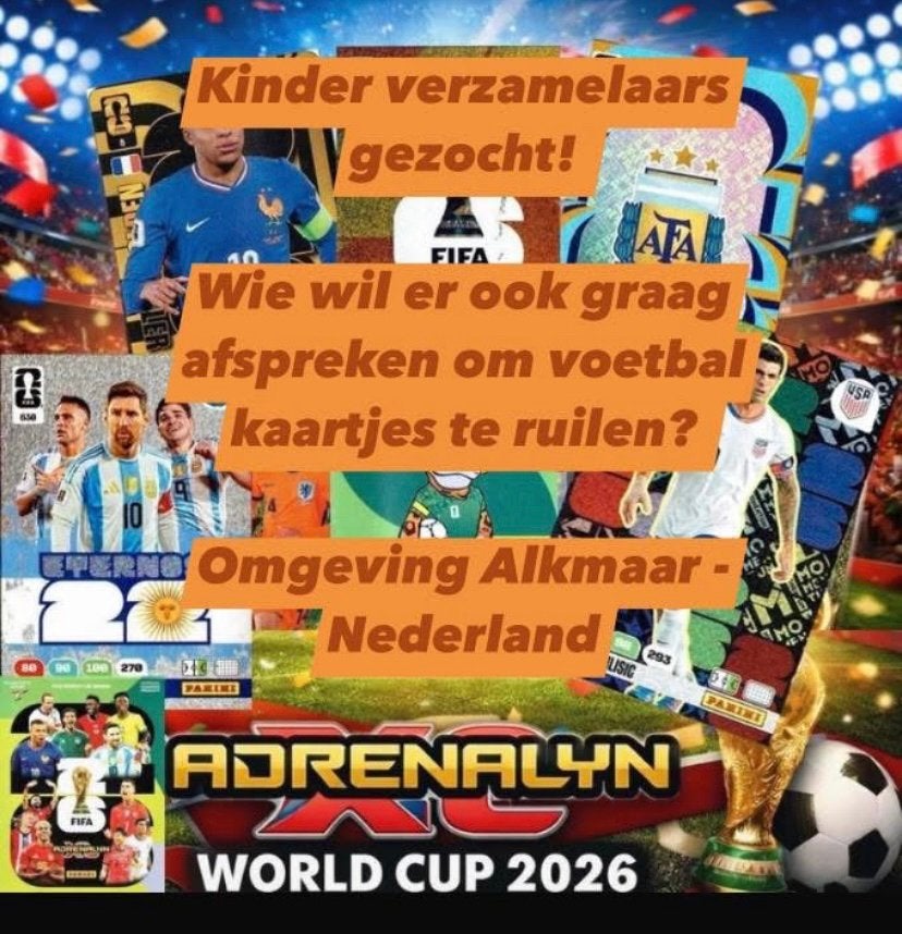 Panini WK2026 voetbalkaarten kaarten ruilen, Ophalen, Zo goed als nieuw, Speelkaart(en)