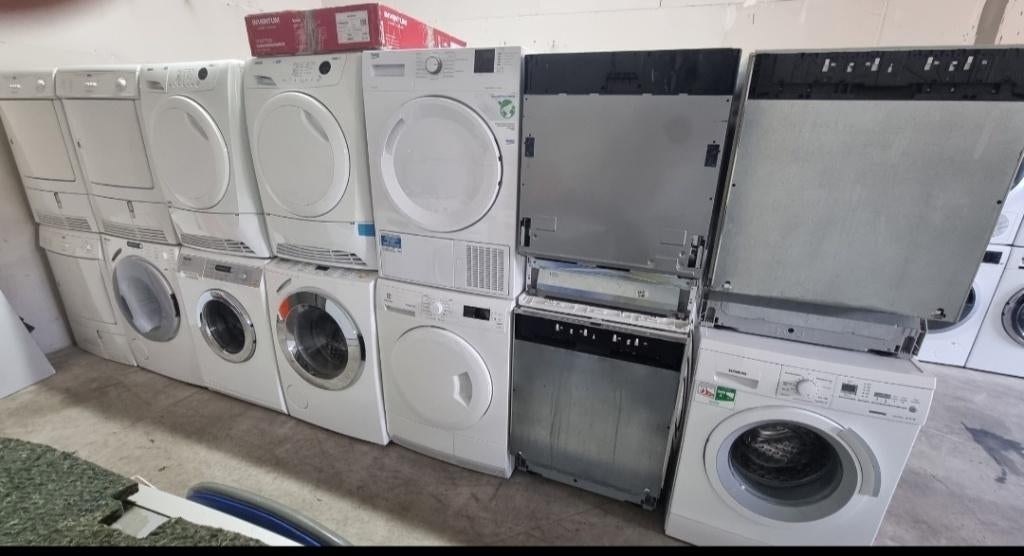 Partij witgoed, 8 tot 10 kg, Ophalen, Refurbished, Minder dan 85 cm