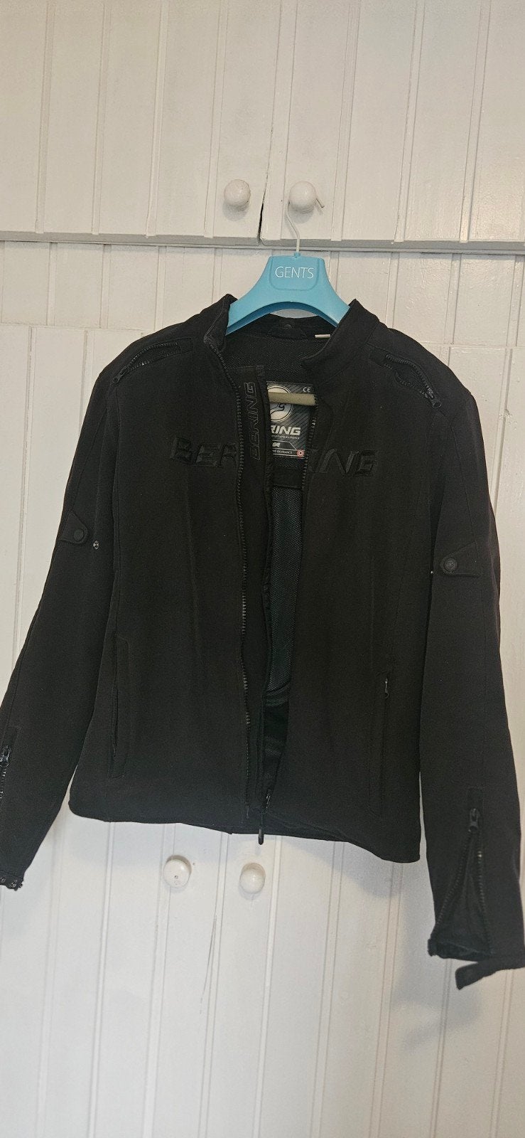 Bering Textiel Motorjas Zwart - Maat XL, Ophalen of Verzenden, Tweedehands, Heren, Jas | textiel