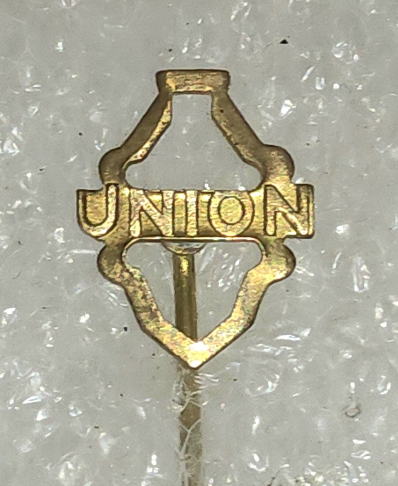 Vintage Speldje Union Rijwielen, Ophalen of Verzenden, Gebruikt, Overige onderwerpen, Speldje of Pin