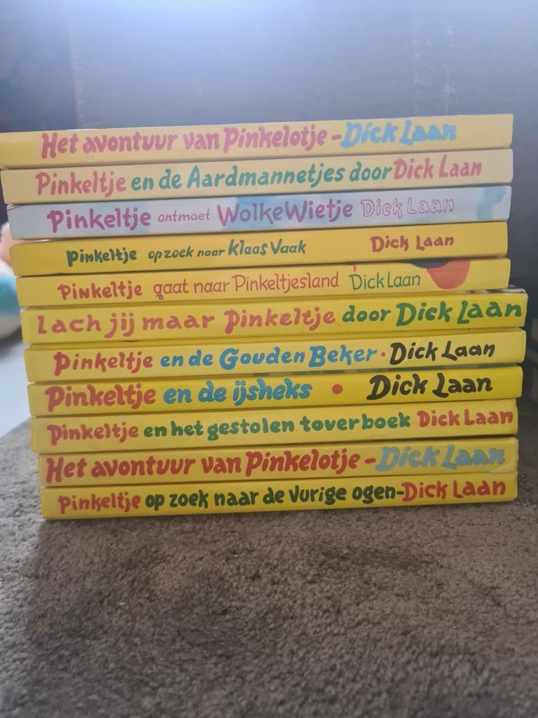 Serie Pinkeltje boeken van Dick Laan - 11 delen, Ophalen of Verzenden, Gelezen, Dick Laan, Sprookjes