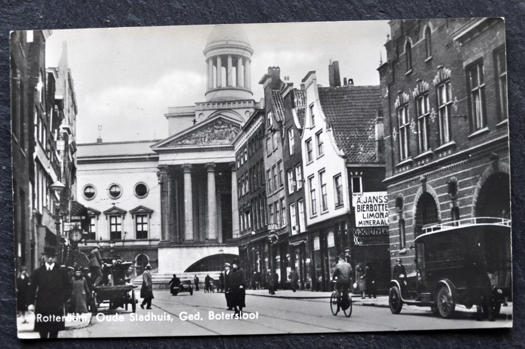 Rotterdam, Oude Stadhuis, Ged. Botersloot, Verzenden, 1920 tot 1940, Ongelopen, Zuid-Holland