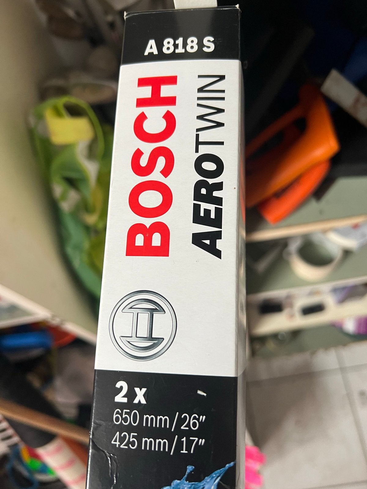 Bosch Aerotwin ruitenwissers A 818 S (650mm/425mm), Ophalen, Nieuw