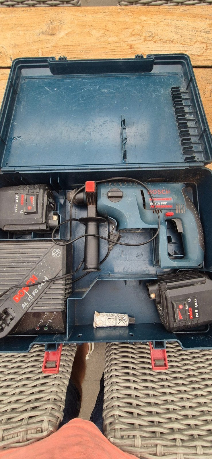 Bosch sds plus accu boormaschine, Ophalen of Verzenden, Gebruikt