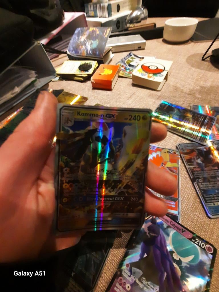 Waardepijling Pokémon Kaarten - Kommo-o, Lapras, Machamp GX, Ophalen of Verzenden, Gebruikt, Meerdere kaarten, Foil