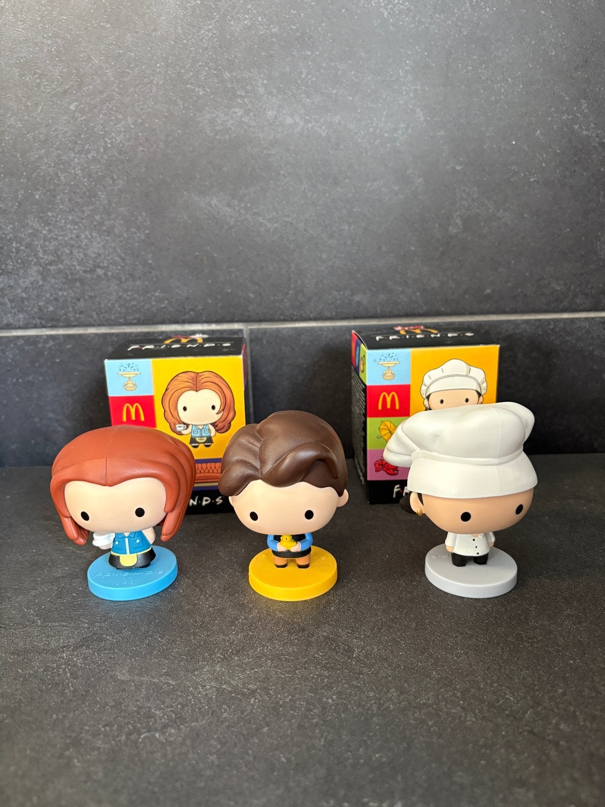 Friends McDonald's Figuurtjes - Rachel, Chandler, Monica, Ophalen of Verzenden, Nieuw, Jongen of Meisje