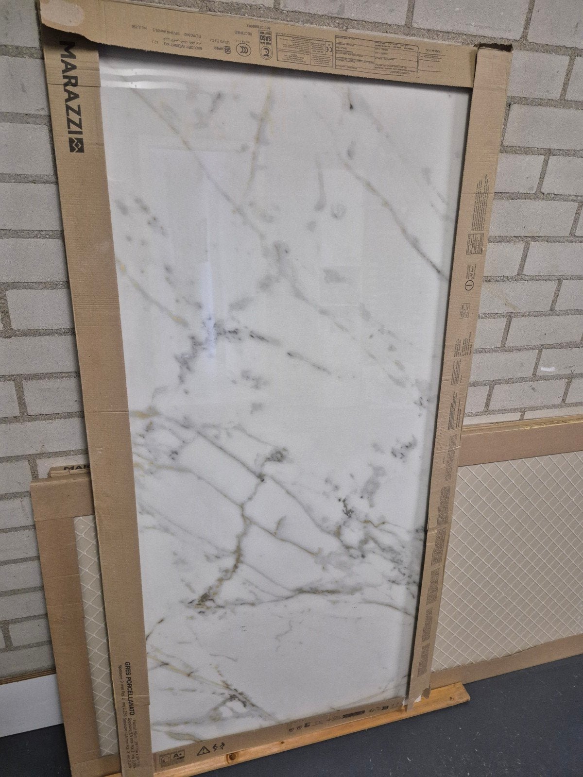 Prachtige Ceramische Marmeren tegels 175 X 75 cm 5 stuks, Ophalen, Nieuw, 150 tot 200 cm, Rechthoekig