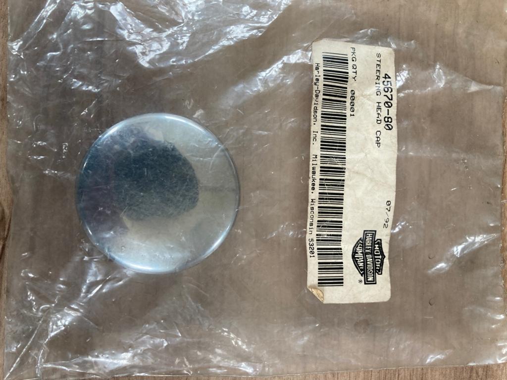 N.O.S. Steering Head Cap for Harley Softail, Ophalen of Verzenden, Nieuw