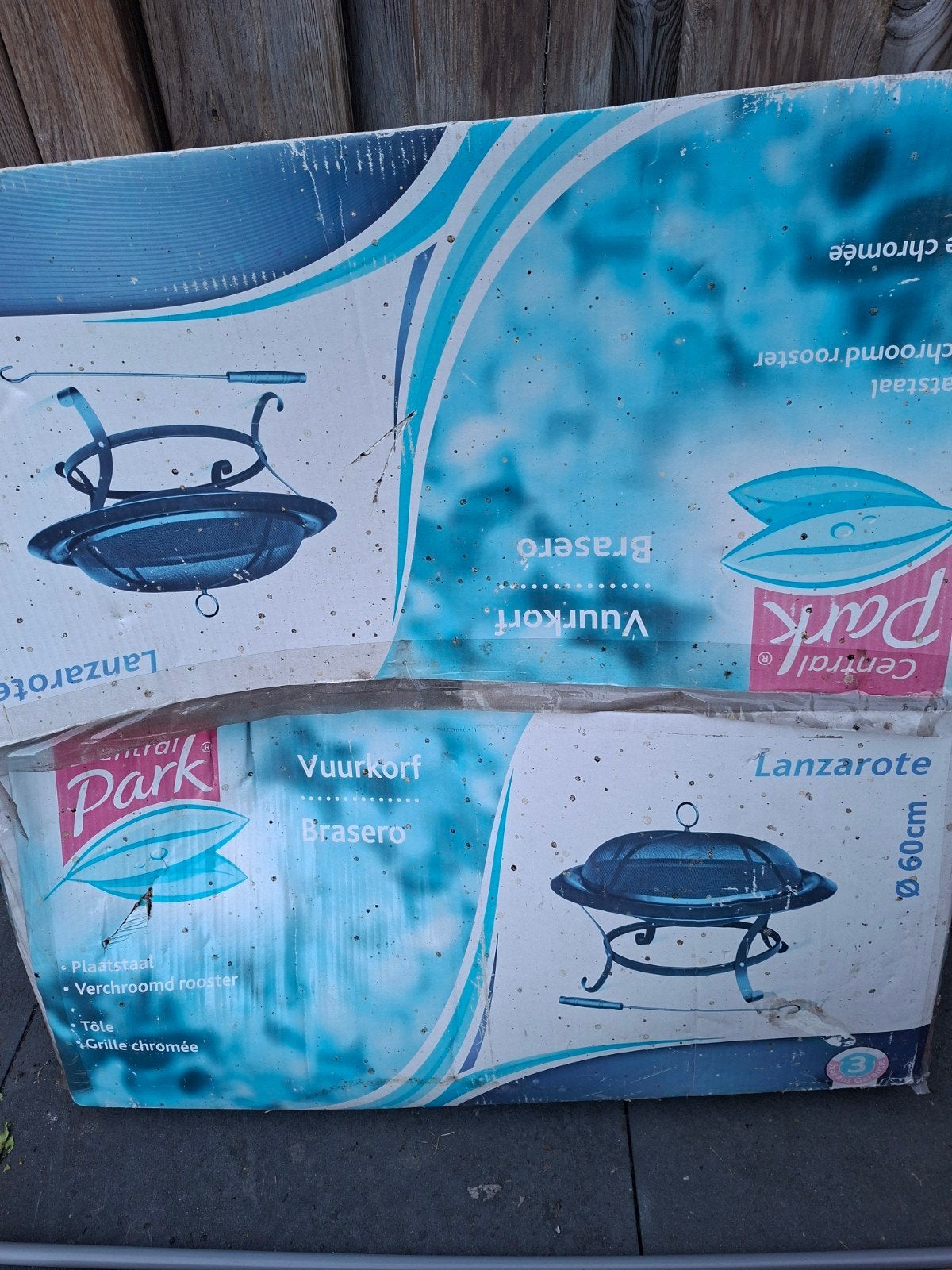 Nieuwe Vuurkorf Lanzarote Ø 60cm - Central Park, Ophalen of Verzenden, Nieuw, Vuurkorf
