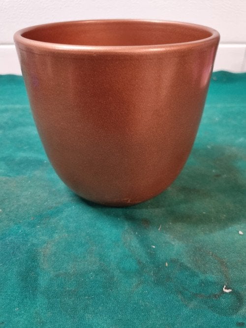 bloempot koper kleurig aardewerk, Tuin en Terras, Bloempotten, Ophalen of Verzenden, 'T Olde Gre-j, Info@toldegrej.nl, Endepoelstraat 20f Didam