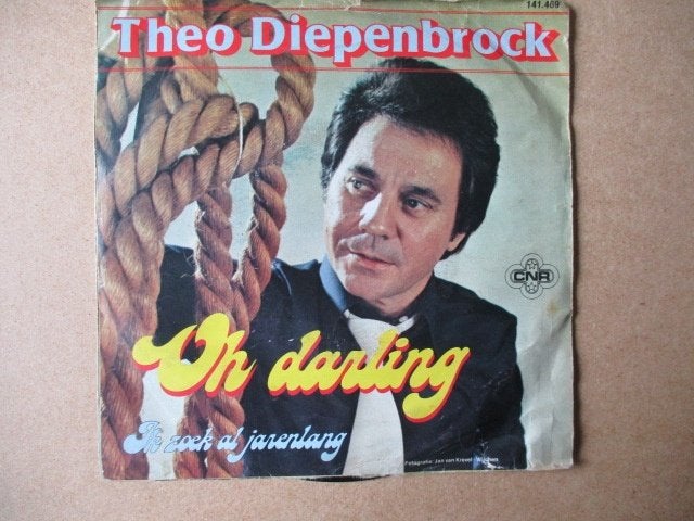 s0154 theo diepenbrock - oh darling, Ophalen, Gebruikt, 7 inch, Overige genres