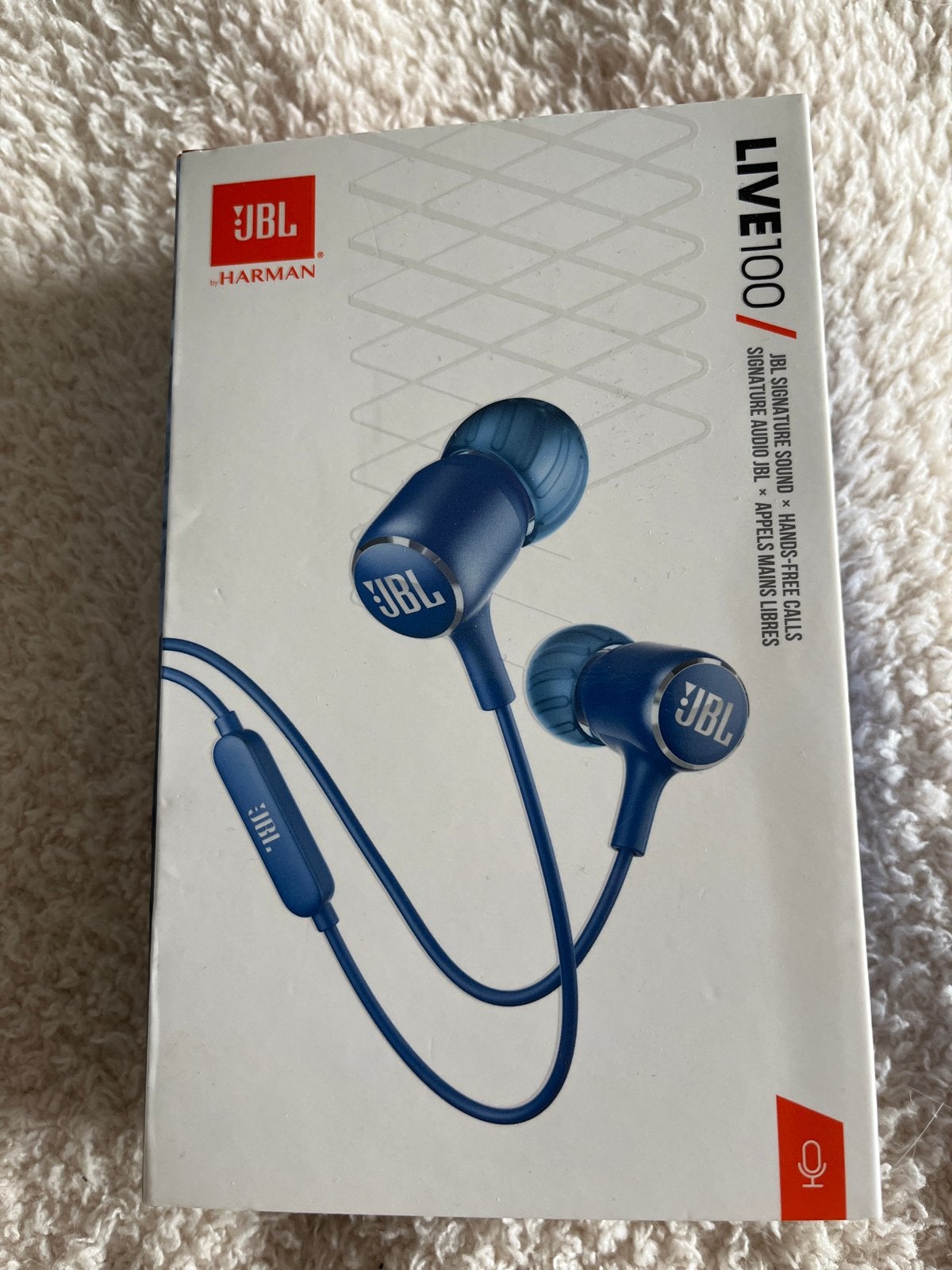 JBL LIVE 100 In-ear Koptelefoon - Nieuw in doos, Ophalen, In-ear, JBL, Nieuw