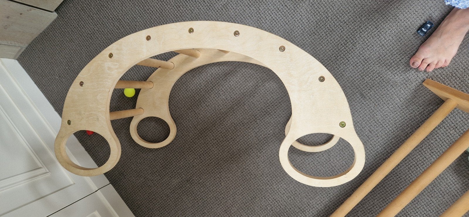 Houten speelboog / klimrek voor kinderen, Ophalen, Gebruikt, Overige typen