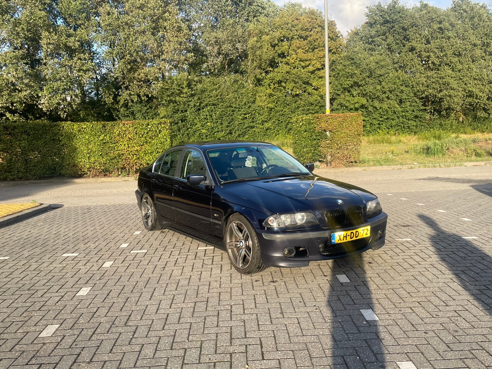 Bmw e46 323i, Auto's, Metallic lak, Zwart, Zwart, Handgeschakeld