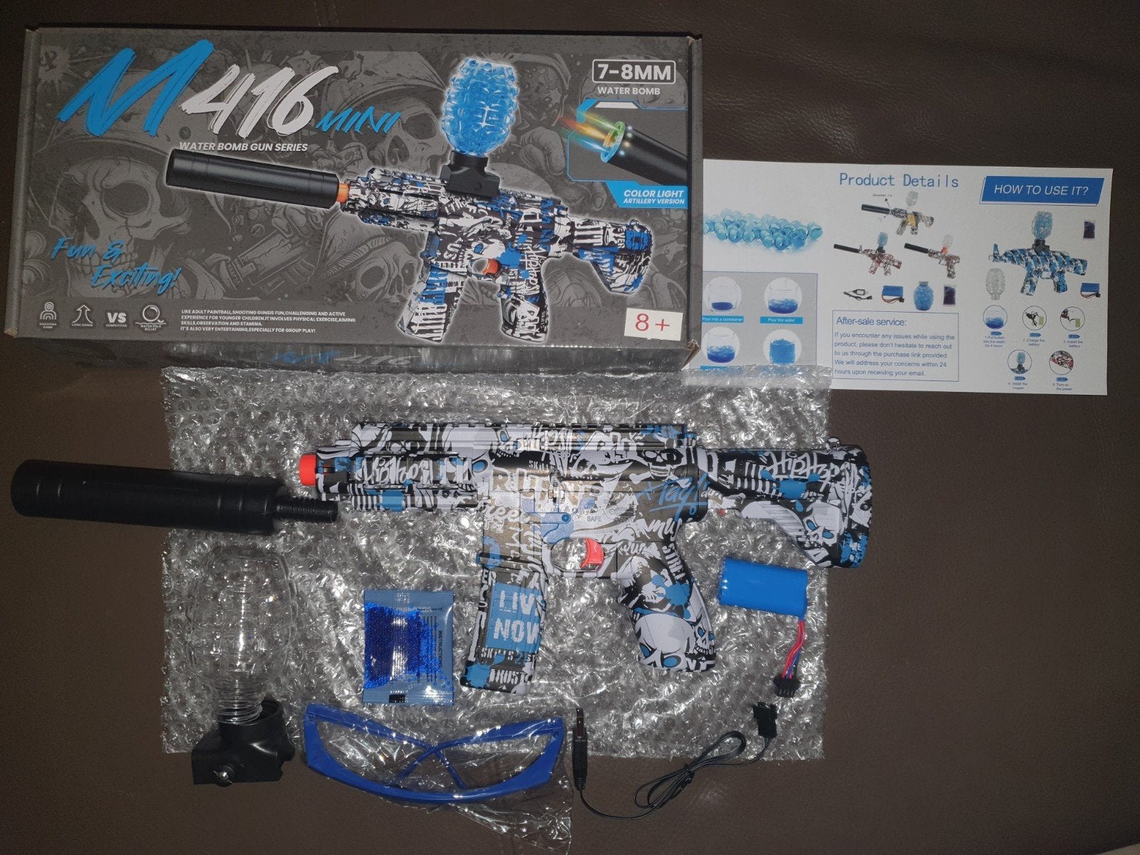 Nieuwe Elektrische Gel Blaster M416 Mini – Compleet!, Ophalen of Verzenden, Nieuw