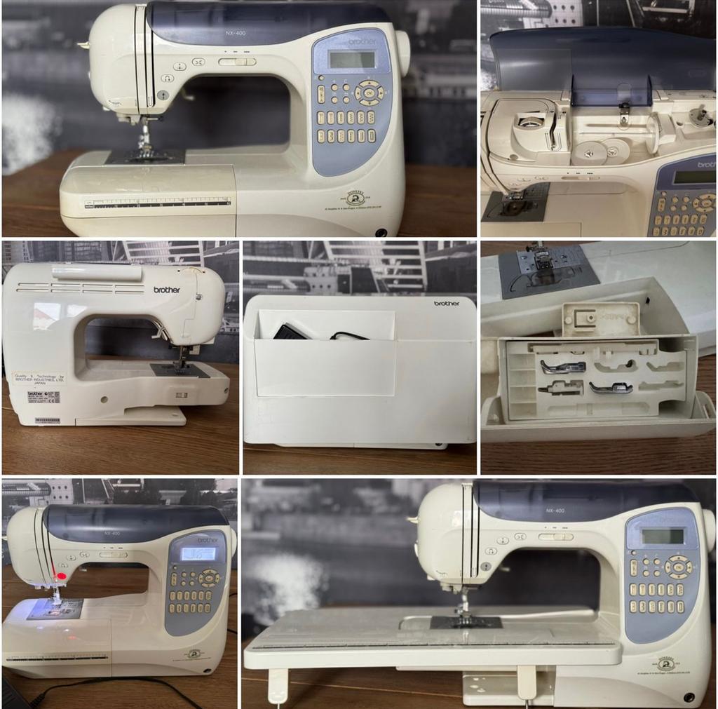 Brother NX400 Computernaaimachine Zeer compleet+Verlengtafel, Ophalen, Gebruikt, Naaimachine, Industrieel