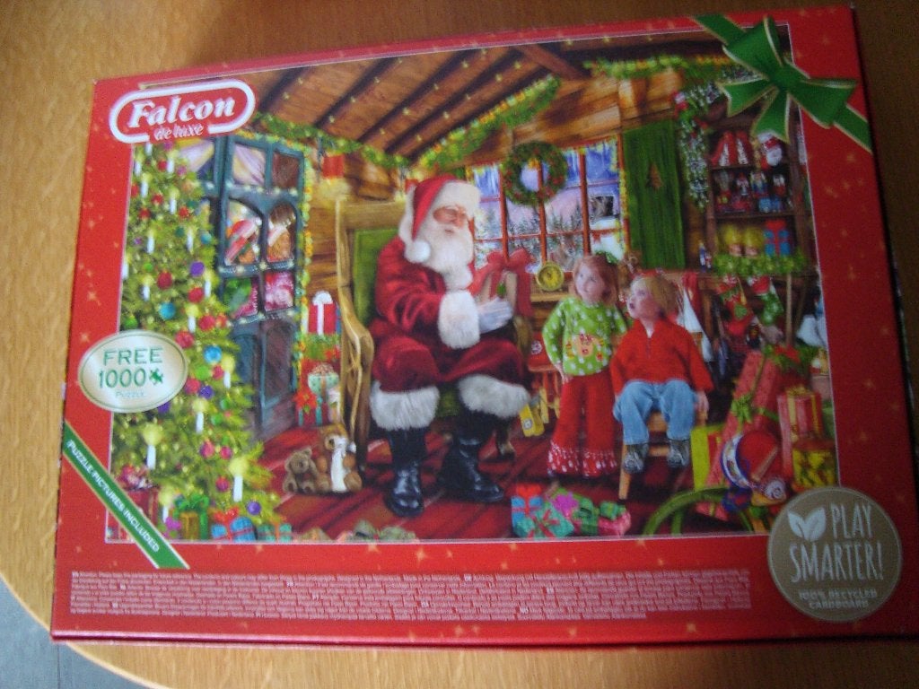 Kerstpuzzels 2 x 1000 stukjes, Ophalen of Verzenden, 500 t/m 1500 stukjes, Zo goed als nieuw