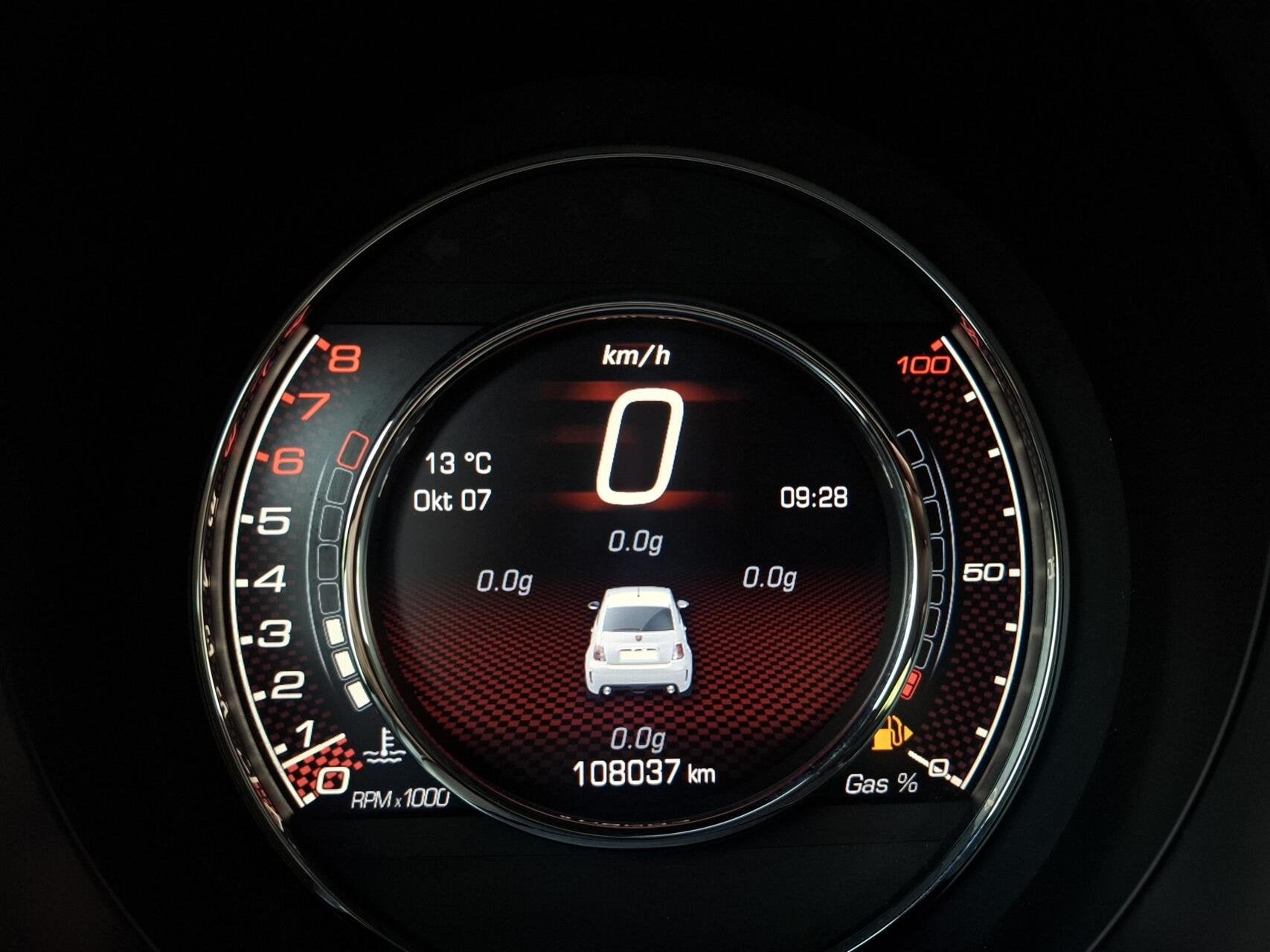 Abarth 595 1.4 T-Jet Custom 140PK | Sport uitlaat| PDC | Blu, Auto's, Voorwielaandrijving, Gebruikt, 4 cilinders, Met garantie (alle)