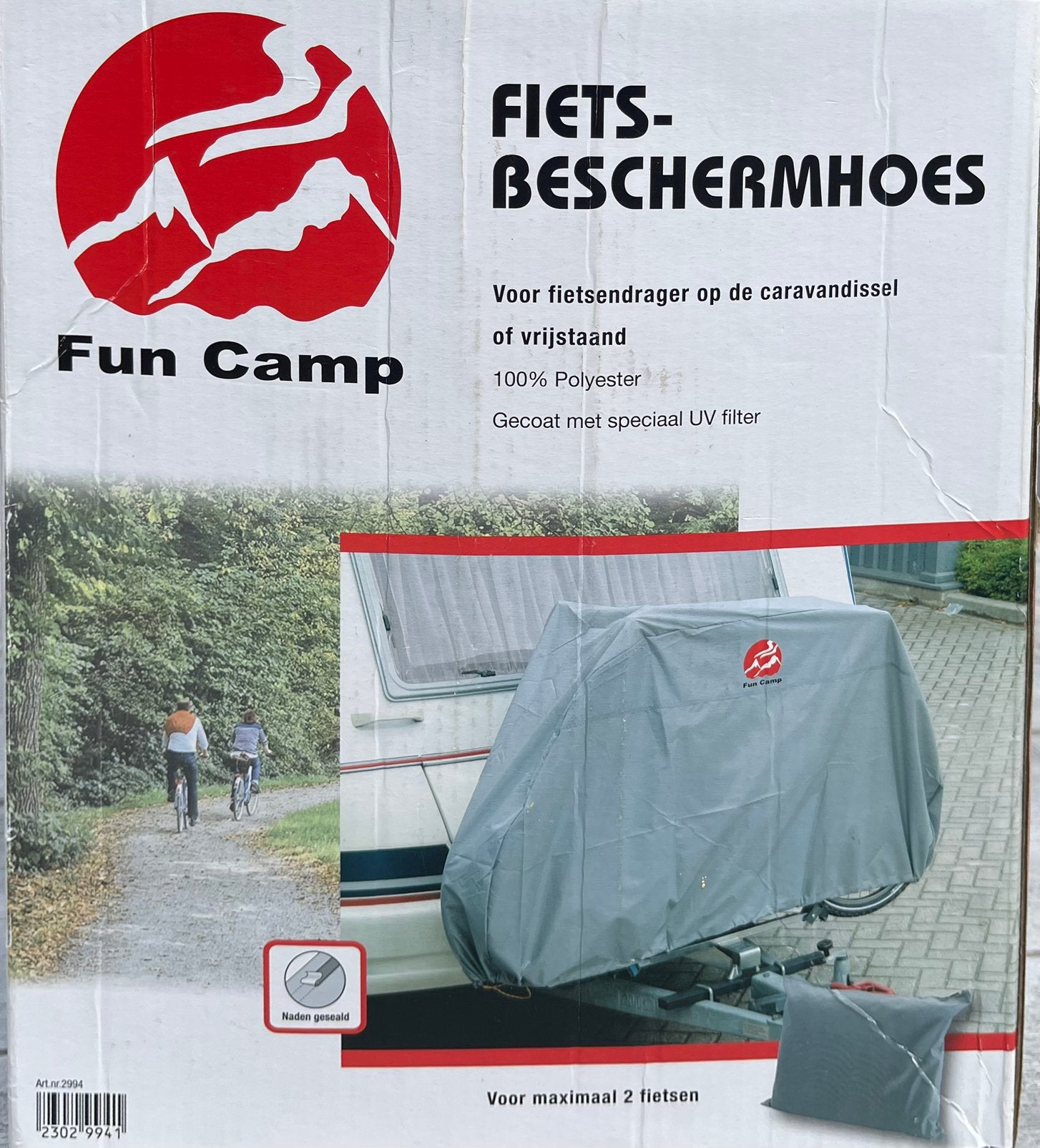 Fiets beschermhoes, Ophalen, Zo goed als nieuw