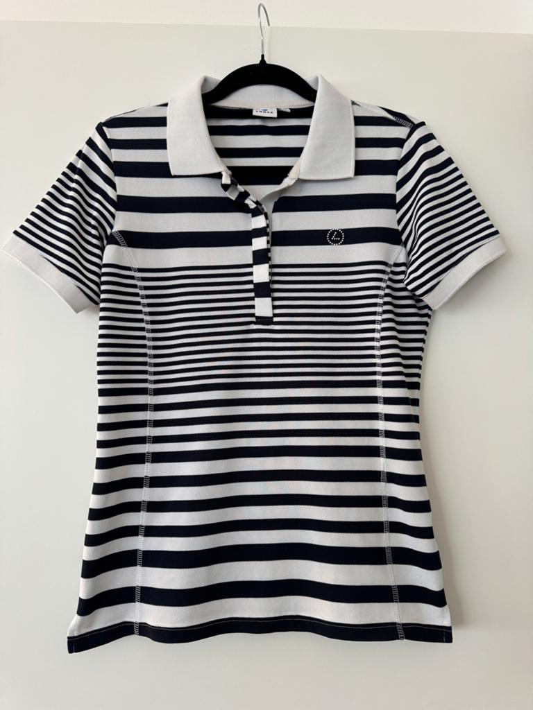 Luhta poloshirt maat M, Maat 38/40 (M), Blauw, Ophalen of Verzenden, Korte mouw