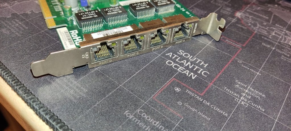 Supermicro QUAD NIC, Computers en Software, Ophalen of Verzenden, Gebruikt, Intern, SuperMicro