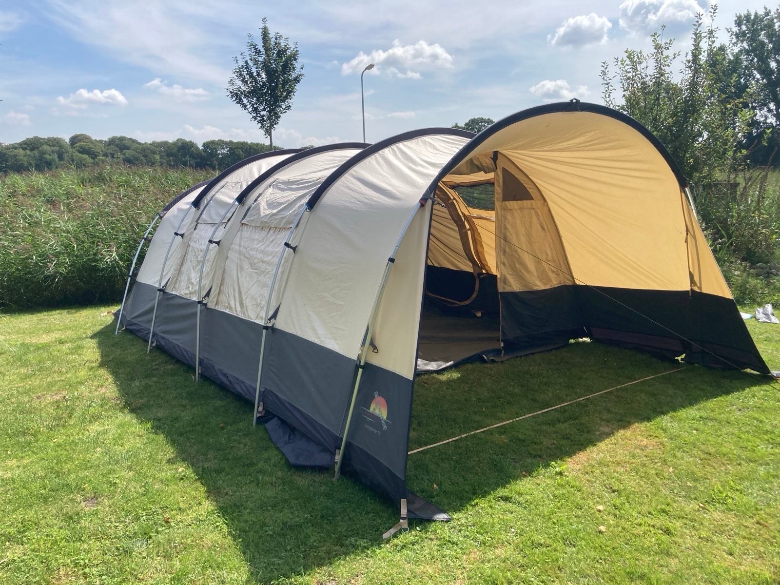 Safarica Livingstone TC tent (5 pers), Caravans en Kamperen, Tenten, Ophalen, Gebruikt, Tot en met 4