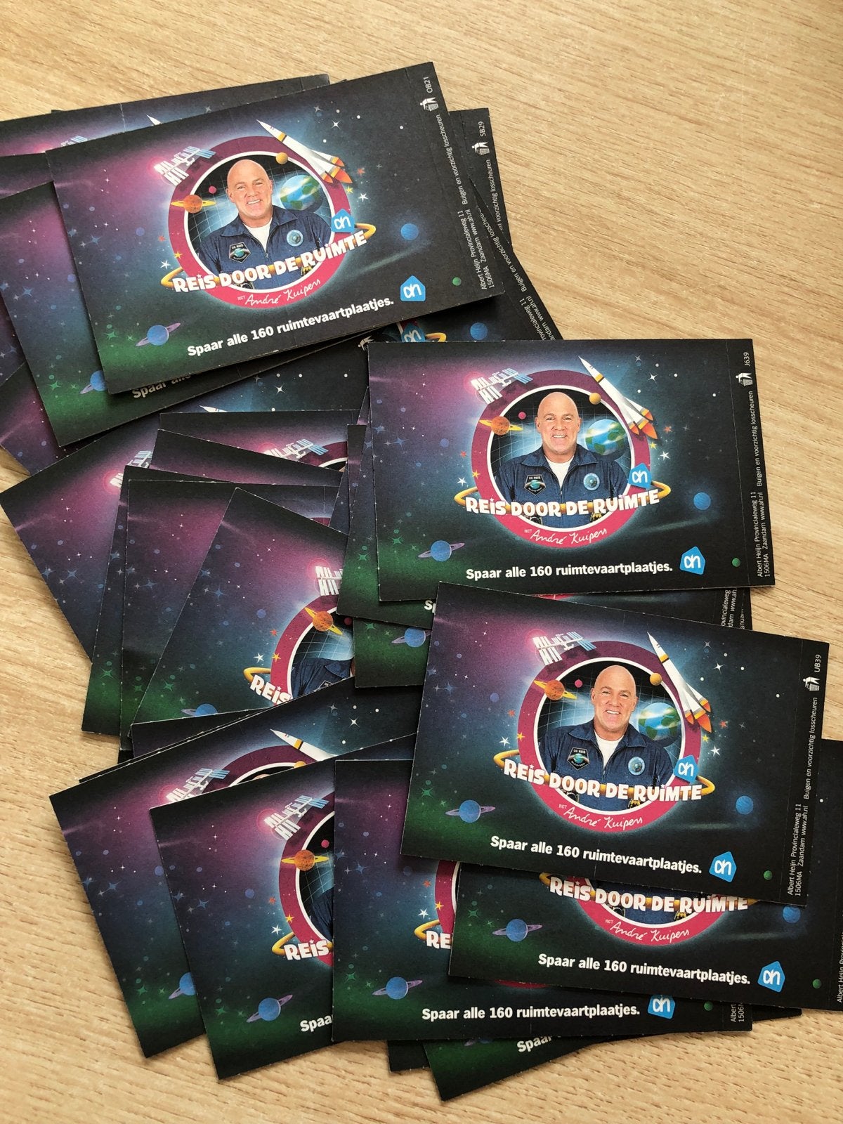 AH Ruimtevaart Plaatjes - Reis door de Ruimte André Kuipers, Verzamelen, Supermarktacties, Albert Heijn, Ophalen