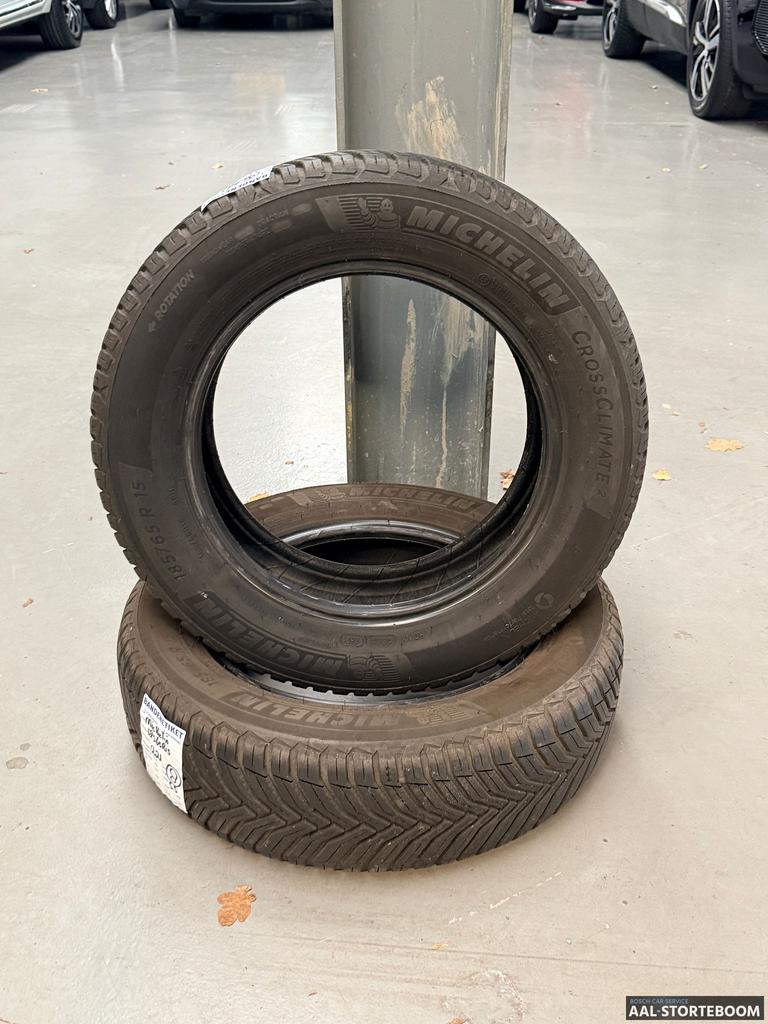 2x Michelin CrossClimate banden 185/65 R15 88H, Auto-onderdelen, Ophalen, Gebruikt, 15 inch, -