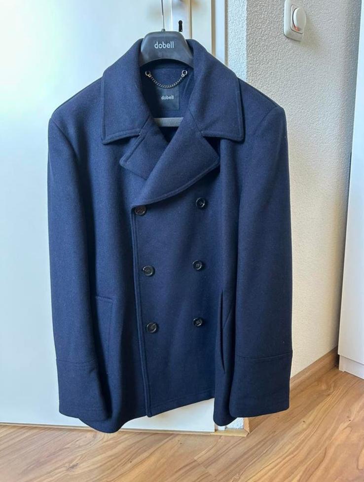 Mooie blauwe jas (30% wol, 70% polyester) maat xl, Kleding | Heren, Kostuums en Colberts, Ophalen of Verzenden, Zo goed als nieuw