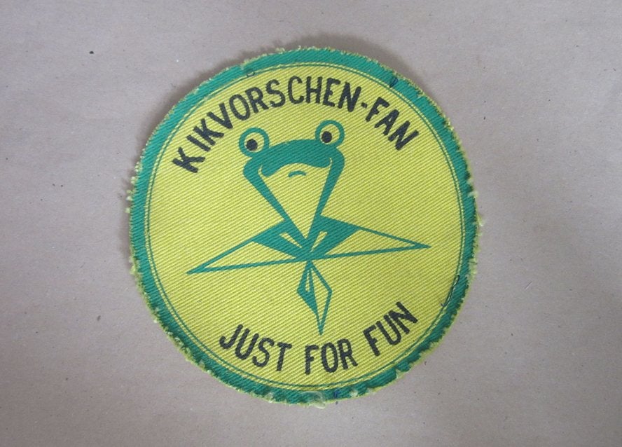 Carnaval embleem Oeteldonk Kikvorschen-fan just for fun, Verzenden, Zo goed als nieuw, Overige typen
