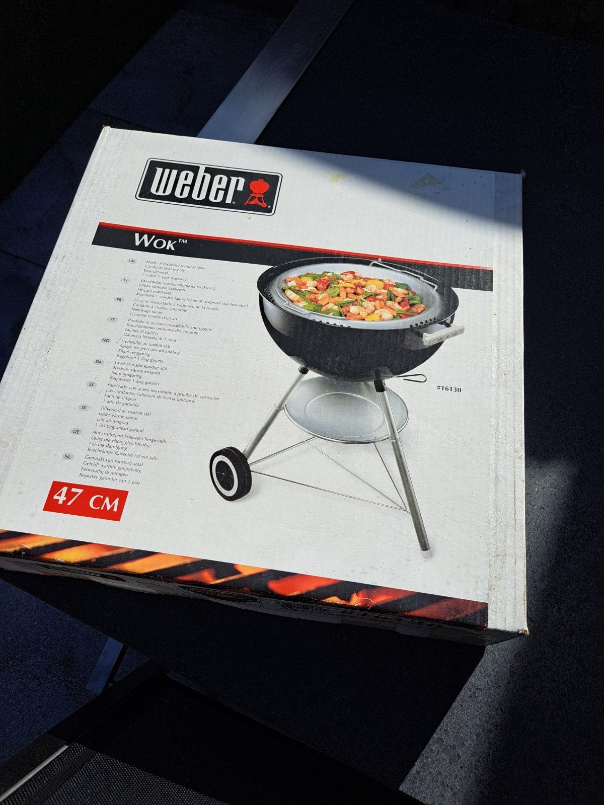 Weber Wok voor barbecue - Nieuw in doos, Ophalen, Nieuw, Weber