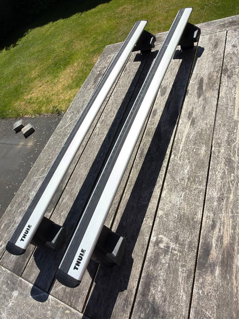 Thule dakdragers WingBar Evo voor Volkswagen Polo 6, Auto diversen, Ophalen, Zo goed als nieuw